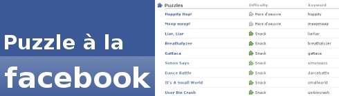 Facebook puzzles